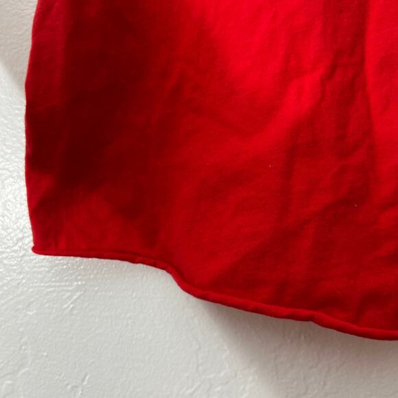 Cali Baby MEDIUM Red GOOD VIBES Crop Top Tee Shirt T-Shirt Short Sleeve Graphic - Picture 6 of 9